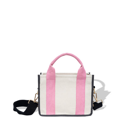 Pink Color Block Crossbody Bag